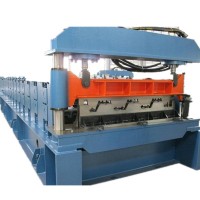 U-shaped Type Cold Rolled Sheet Pile Decking Floor Roll Forming Machine