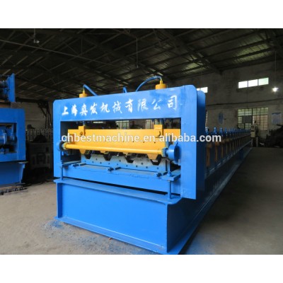 Trapezoid Profile Decking Floor Roll Forming Machine