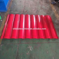 Easy and Simple to Handle Double Layer Glazed Tile Roll Forming Machine