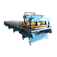 Automatic color steel sheet metal rolling machine/industrial used roof roll forming machine making line