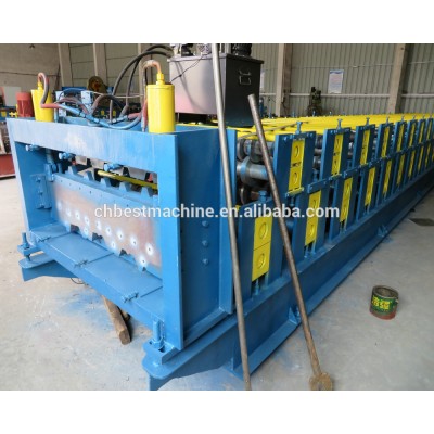 High Rib Composite Metal Decking Floor Roll Forming Machine