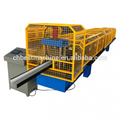 Steel Roof Sheets Rain Gutter Water Tube Profile Making Roll Forming Machine