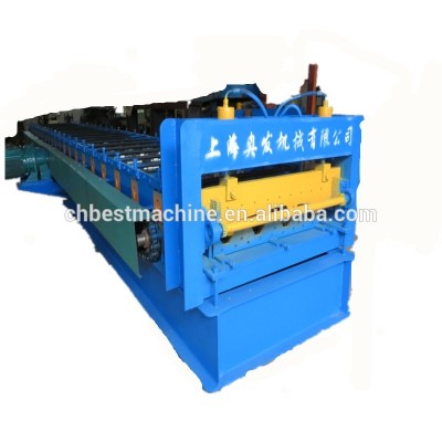 Zinc Coated Steel Decking Floor Roll Forming Machine