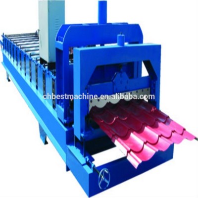 Trapezoidal Sheet Metal Roof Tile Roll Forming Machine Cold Line