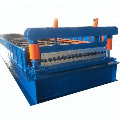 Aluminium Corrugated Metal Glazed Tiles Roofing Sheets Making Machine