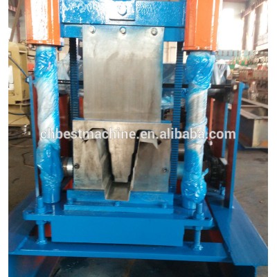 China Galvanized Steel Hat Purlin Making Roll Forming Machine