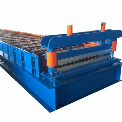 Zinc Steel Corrugated Roofing Sheet Roll Forming Making Machine