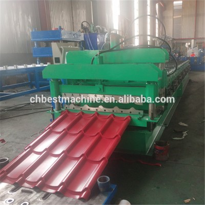 Manufacturer Trapezoidal Sheet Metal Roofing Tile Roll Forming Machine