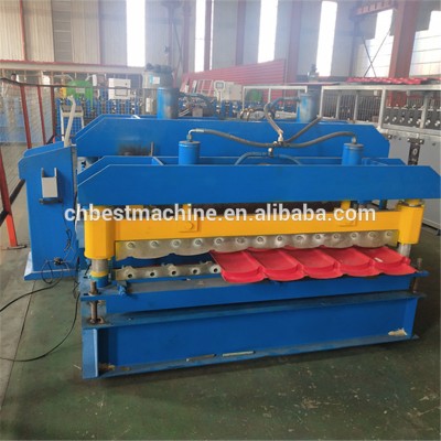 China Supplier Roof Tile Corrugated Roll Forming Machine